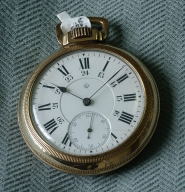 Eaton antique vintage 21 jewel pocket watch 